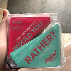 Would you rather card game for sleepovers